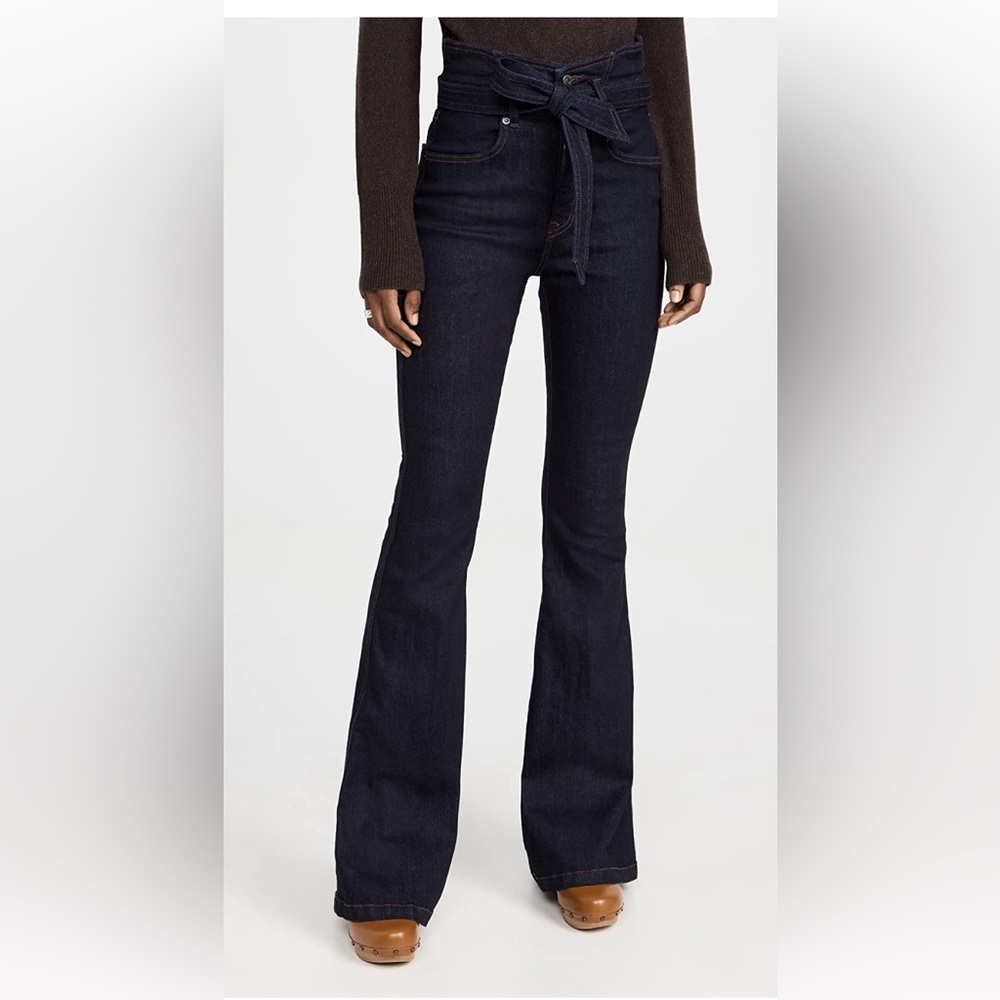 Veronica Beard Sheridan jeans with notch waistband BNWT